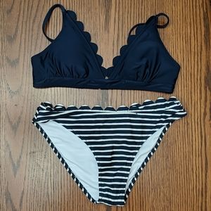 Cupshe Navy Bikini NWOT